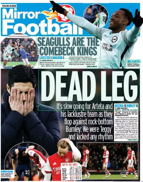 daily mirror arsenal